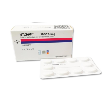 HYZAAR Losartan Potassium / Hydrochlorothiazide 100mg / 12.5mg Tablet 1 ...